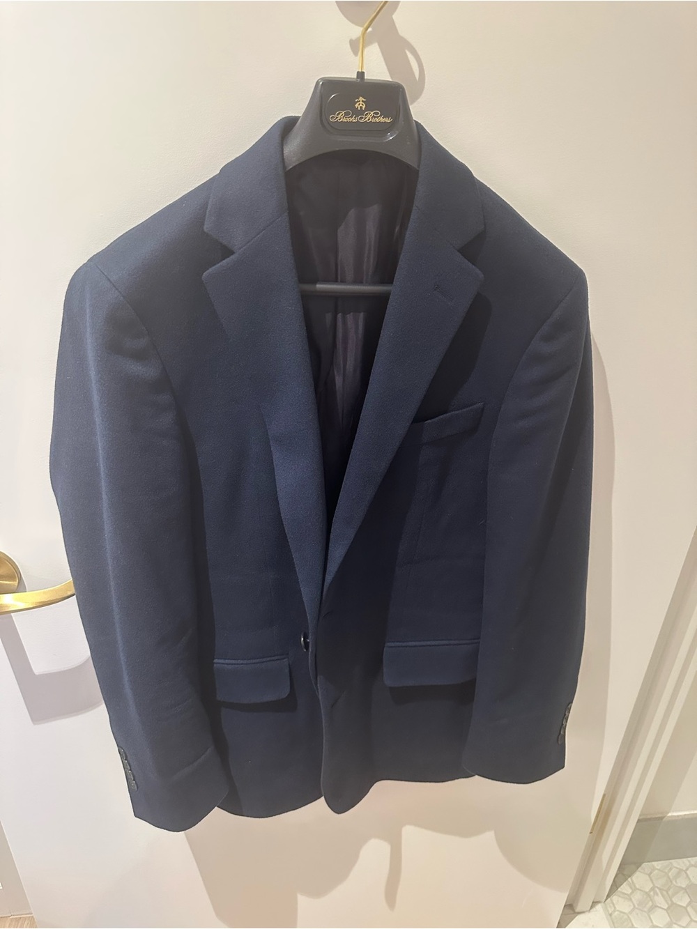 Brooks Brothers Navy Cashmere Blazer